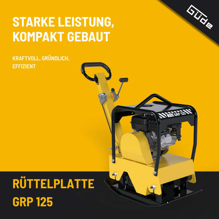 Güde Rüttelplatte GRP 125